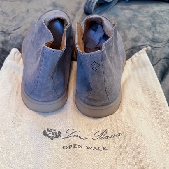 Women's Gray Suede Loafers - Picture 4 of 4